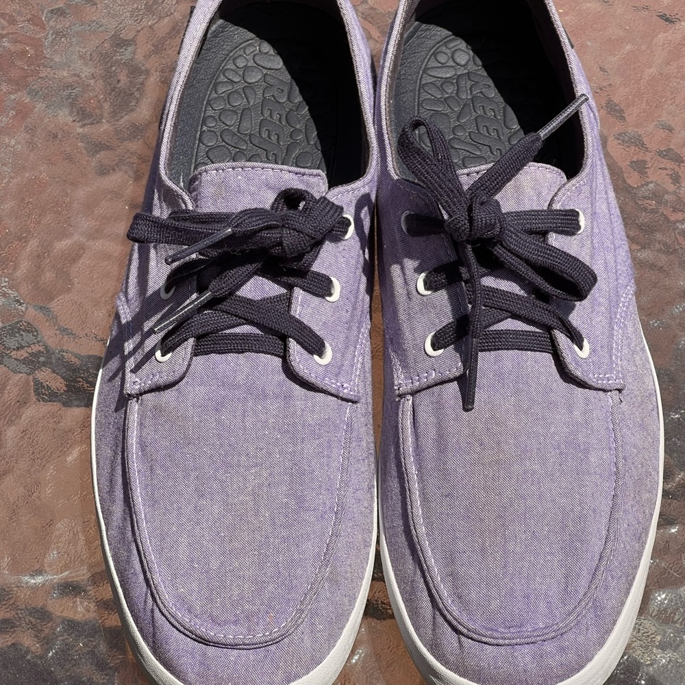 REEF Deck Hand TX 2 Canvas Boat Shoes Size 12